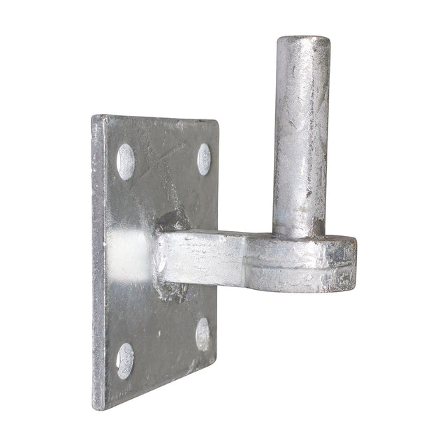 This is an image showing TIMCO Hook on Square Plates - Hot Dipped Galvanised - 19mm - 1 Each Unit available from T.H Wiggans Ironmongery in Kendal, quick delivery at discounted prices.
