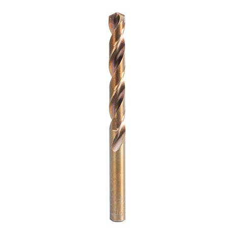 This is an image showing TIMCO Ground Jobber Drills - Cobalt M35 - 10.0mm - 5 Pieces Tube available from T.H Wiggans Ironmongery in Kendal, quick delivery at discounted prices.