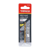 This is an image showing TIMCO Ground Jobber Drills - Cobalt M35 - 7.0mm - 1 Each Wallet available from T.H Wiggans Ironmongery in Kendal, quick delivery at discounted prices.