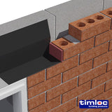 This is an image showing TIMCO Timloc Cavity Wall Weep Vent - Brown - 1143BR - 65 x 10 x 100 - 50 Pieces Box available from T.H Wiggans Ironmongery in Kendal, quick delivery at discounted prices.