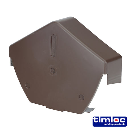 This is an image showing TIMCO Universal Angled Cap Brown - 260 x 145 - 1 Each Bag available from T.H Wiggans Ironmongery in Kendal, quick delivery at discounted prices.