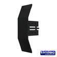 This is an image showing TIMCO Timloc Ambi-Verge Eaves Starter - Black - 99154 - 155 x 105 - 1 Each Bag available from T.H Wiggans Ironmongery in Kendal, quick delivery at discounted prices.