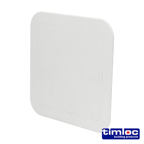This is an image showing TIMCO Timloc Access Panel - Plastic - Clip Fit - White - AP200 - 205 x 205 - 1 Each Bag available from T.H Wiggans Ironmongery in Kendal, quick delivery at discounted prices.