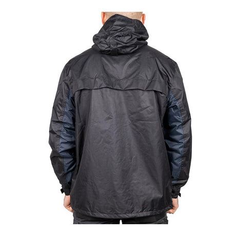 This is an image showing TIMCO Waterproof Lined Rain Jacket - Black - Large - 1 Each Bag available from T.H Wiggans Ironmongery in Kendal, quick delivery at discounted prices.