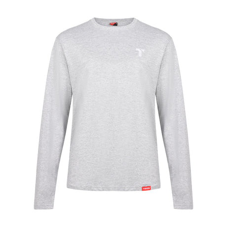This is an image showing TIMCO Long Sleeve Trade T-Shirt Pack - Medium (Grey/Red/Green) - 3 Pieces Bag available from T.H Wiggans Ironmongery in Kendal, quick delivery at discounted prices.