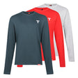 This is an image showing TIMCO Long Sleeve Trade T-Shirt Pack - X Large (Grey/Red/Green) - 3 Pieces Bag available from T.H Wiggans Ironmongery in Kendal, quick delivery at discounted prices.