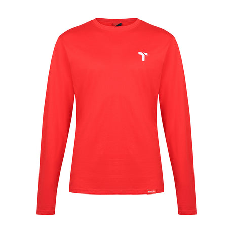 This is an image showing TIMCO Long Sleeve Trade T-Shirt Pack - X Large (Grey/Red/Green) - 3 Pieces Bag available from T.H Wiggans Ironmongery in Kendal, quick delivery at discounted prices.