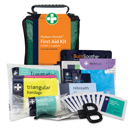 This is an image showing TIMCO First Aid Kit - Car & Van - Medium - 1 Each Bag available from T.H Wiggans Ironmongery in Kendal, quick delivery at discounted prices.
