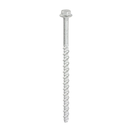 This is an image showing TIMCO Multi-Fix Masonry Bolts - Hex Flange - Exterior - Silver - 6.0 x 130 - 100 Pieces Box available from T.H Wiggans Ironmongery in Kendal, quick delivery at discounted prices.