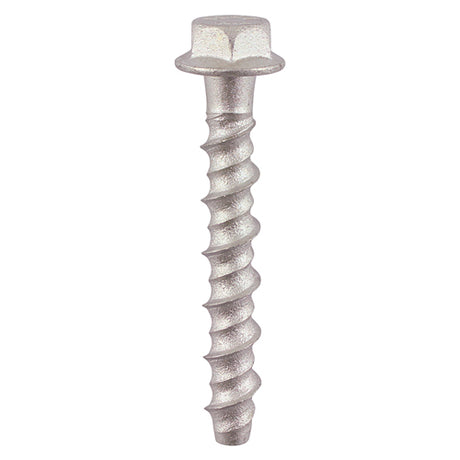 This is an image showing TIMCO Multi-Fix Masonry Bolts - Hex Flange - Exterior - Silver - 6.0 x 150 - 75 Pieces Box available from T.H Wiggans Ironmongery in Kendal, quick delivery at discounted prices.