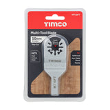 This is an image showing TIMCO Multi-Tool Blade - Straight Fine - For Wood - 10mm - 1 Each Blister Pack available from T.H Wiggans Ironmongery in Kendal, quick delivery at discounted prices.