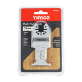 This is an image showing TIMCO Multi-Tool Blade - Straight Coarse - For Wood - 32mm - 1 Each Blister Pack available from T.H Wiggans Ironmongery in Kendal, quick delivery at discounted prices.