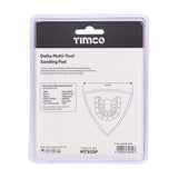 This is an image showing TIMCO Multi-Tool Delta Sanding Pad - 93mm - 1 Each Blister Pack available from T.H Wiggans Ironmongery in Kendal, quick delivery at discounted prices.