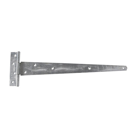 This is an image showing TIMCO Pair of Medium Tee Hinges - Hot Dipped Galvanised - 18" - 1 Each Plain Bag available from T.H Wiggans Ironmongery in Kendal, quick delivery at discounted prices.