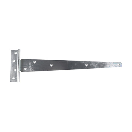 This is an image showing TIMCO Pair of Medium Tee Hinges - Zinc - 18" - 1 Each Plain Bag available from T.H Wiggans Ironmongery in Kendal, quick delivery at discounted prices.