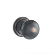 This is an image of Old English Harrogate Solid Brass Mushroom Mortice Knob on Concealed Fix Rose - available to order from T.H Wiggans Architectural Ironmongery in Kendal, quick delivery and discounted prices.