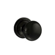 This is an image of Old English Harrogate Solid Brass Mushroom Mortice Knob on Concealed Fix Rose - available to order from T.H Wiggans Architectural Ironmongery in Kendal, quick delivery and discounted prices.