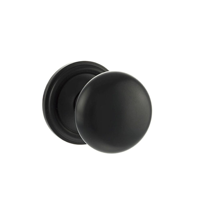 This is an image of Old English Harrogate Solid Brass Mushroom Mortice Knob on Concealed Fix Rose - available to order from T.H Wiggans Architectural Ironmongery in Kendal, quick delivery and discounted prices.