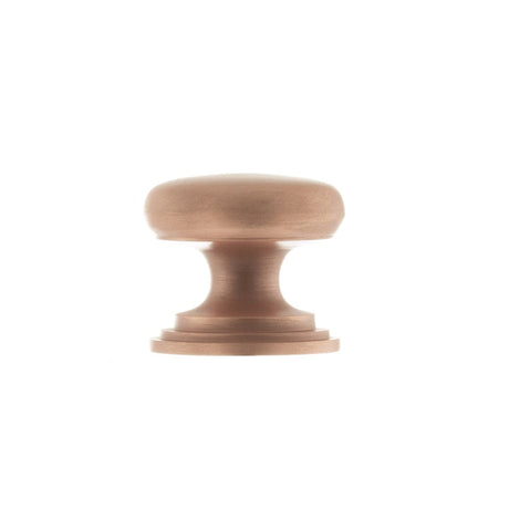 This is an image of Old English Lincoln Solid Brass Cabinet Knob 32mm Concealed Fix - Urban Sat. Co available to order from T.H Wiggans Architectural Ironmongery in Kendal.