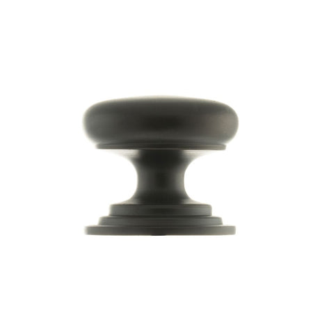 This is an image of Old English Lincoln Solid Brass Cabinet Knob 38mm Concealed Fix - Urban Dark Br available to order from T.H Wiggans Architectural Ironmongery in Kendal.