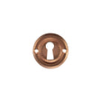 This is an image of Old English Solid Brass Open Key Hole Escutcheon - Urban Satin Copper available to order from T.H Wiggans Architectural Ironmongery in Kendal, quick delivery and discounted prices.