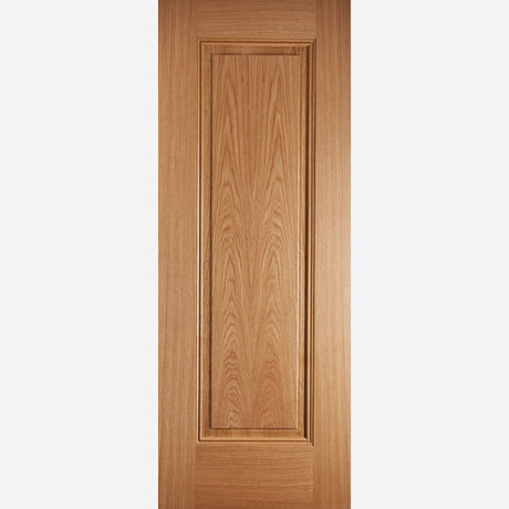 This is an image showing LPD - Eindhoven Pre-Finished Oak Doors 610 x 1981 available from T.H Wiggans Ironmongery in Kendal, quick delivery at discounted prices.