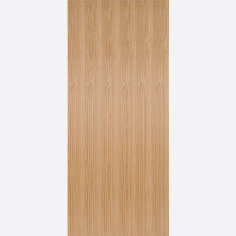This is an image showing LPD - Flush Pre-finished Oak Doors 533 x 1981 available from T.H Wiggans Ironmongery in Kendal, quick delivery at discounted prices.