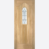 This is an image showing LPD - Westminster Unfinished Oak Doors 838 x 1981 available from T.H Wiggans Ironmongery in Kendal, quick delivery at discounted prices.