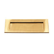 This is an image of Spira Brass - Victorian Letter Plate 250mm Polished Brass available to order from T.H Wiggans Architectural Ironmongery in Kendal, quick delivery and discounted prices.