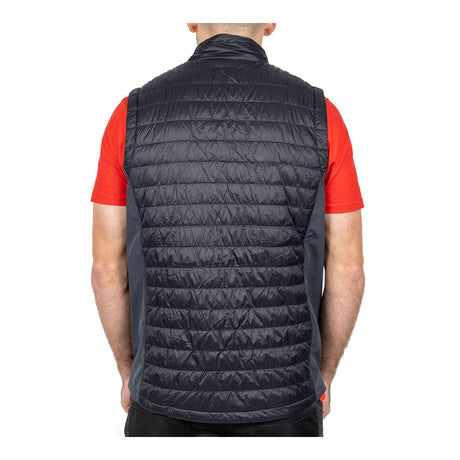 This is an image showing TIMCO Padded Bodywarmer - Grey/Black - Large - 1 Each Bag available from T.H Wiggans Ironmongery in Kendal, quick delivery at discounted prices.