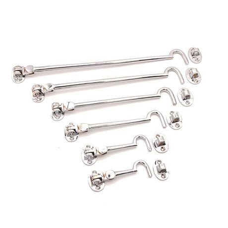 This is an image of Spira Brass - Silent Cabin Hook 3" - 75mm Polished Chrome available to order from T.H Wiggans Architectural Ironmongery in Kendal, quick delivery and discounted prices.