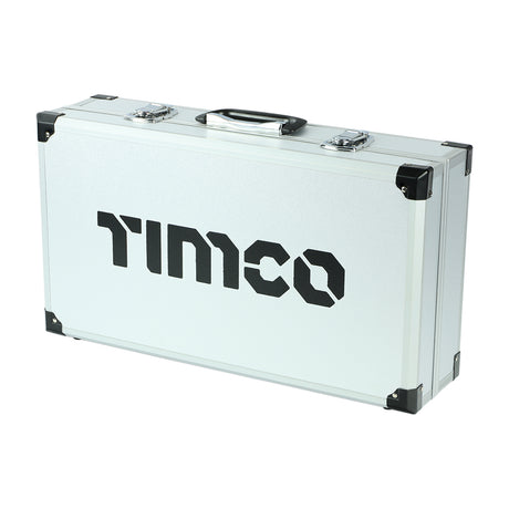 This is an image showing TIMCO Dry Diamond Core Drill Kit - 5pcs - 5 Pieces Case available from T.H Wiggans Ironmongery in Kendal, quick delivery at discounted prices.