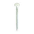 This is an image showing TIMCO Polymer Headed Pins - A4 Stainless Steel - Cream - 30mm - 250 Pieces Box available from T.H Wiggans Ironmongery in Kendal, quick delivery at discounted prices.