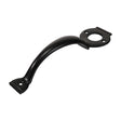 This is an image showing TIMCO Escutcheon Handle - Black - 8" - 1 Each Plain Bag available from T.H Wiggans Ironmongery in Kendal, quick delivery at discounted prices.
