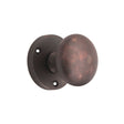 This is an image of Spira Brass - Victorian Door Knob Aged Bronze available to order from T.H Wiggans Architectural Ironmongery in Kendal, quick delivery and discounted prices.