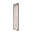 This is an image of Spira Brass - Georgian Finger Plate 285mm Satin Chrome available to order from T.H Wiggans Architectural Ironmongery in Kendal, quick delivery and discounted prices.