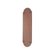 This is an image of Spira Brass - Victorian Half Round Finger Plate 300mm Aged Bronze available to order from T.H Wiggans Architectural Ironmongery in Kendal, quick delivery and discounted prices.