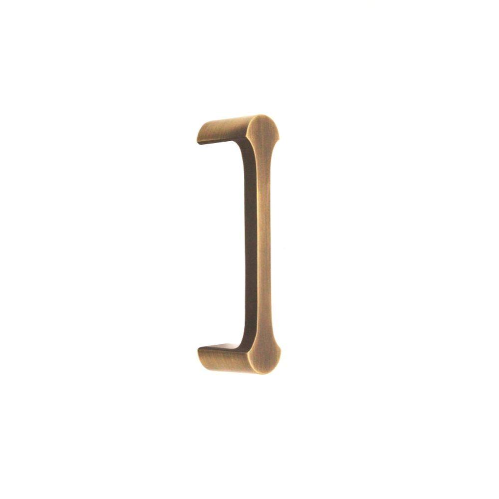 This is an image of Spira Brass - Tulip Pull Handle 115mm Antique Brass  available to order from T.H Wiggans Architectural Ironmongery in Kendal, quick delivery and discounted prices.