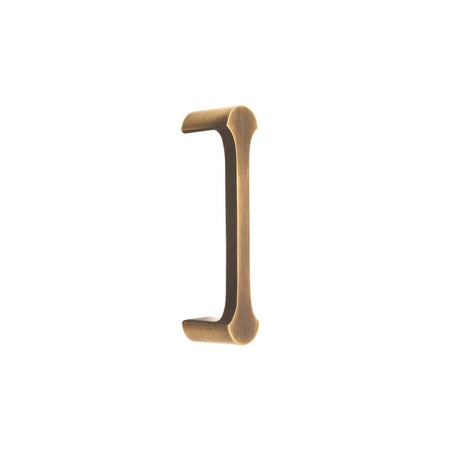 This is an image of Spira Brass - Tulip Pull Handle 115mm Antique Brass  available to order from T.H Wiggans Architectural Ironmongery in Kendal, quick delivery and discounted prices.