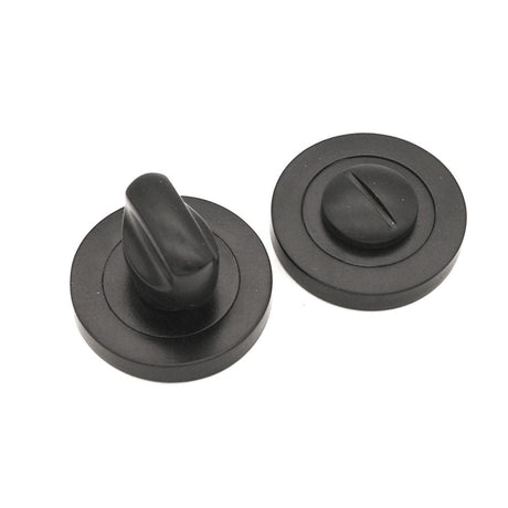 This is an image of Spira Brass - Standard Turn & Release Matt Black available to order from T.H Wiggans Architectural Ironmongery in Kendal, quick delivery and discounted prices.