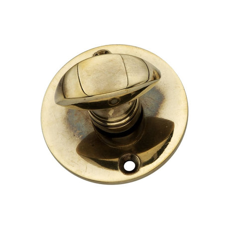 This is an image of Spira Brass - Lady Turn & Release Aged Brass available to order from T.H Wiggans Architectural Ironmongery in Kendal, quick delivery and discounted prices.