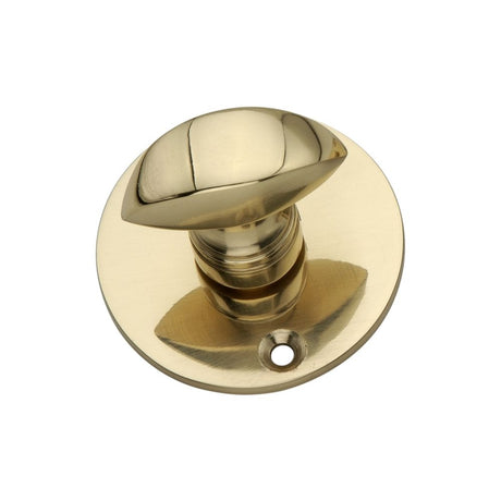This is an image of Spira Brass - Lady Turn & Release Polished Brass available to order from T.H Wiggans Architectural Ironmongery in Kendal, quick delivery and discounted prices.