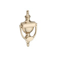 This is an image of Spira Brass - Victorian Door Knocker 150mm Polished Brass available to order from T.H Wiggans Architectural Ironmongery in Kendal, quick delivery and discounted prices.