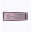 This is an image of Spira Brass - Georgian Letter Plate 250mm Aged Bronze available to order from T.H Wiggans Architectural Ironmongery in Kendal, quick delivery and discounted prices.