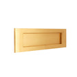 This is an image of Spira Brass - Victorian Letter Plate 300mm Satin Brass available to order from T.H Wiggans Architectural Ironmongery in Kendal, quick delivery and discounted prices.