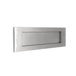 This is an image of Spira Brass - Georgian Letter Plate 250mm Satin Chrome available to order from T.H Wiggans Architectural Ironmongery in Kendal, quick delivery and discounted prices.
