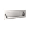 This is an image of Spira Brass - Regency Knocker Postal Plate 250mm Satin Chrome available to order from T.H Wiggans Architectural Ironmongery in Kendal, quick delivery and discounted prices.