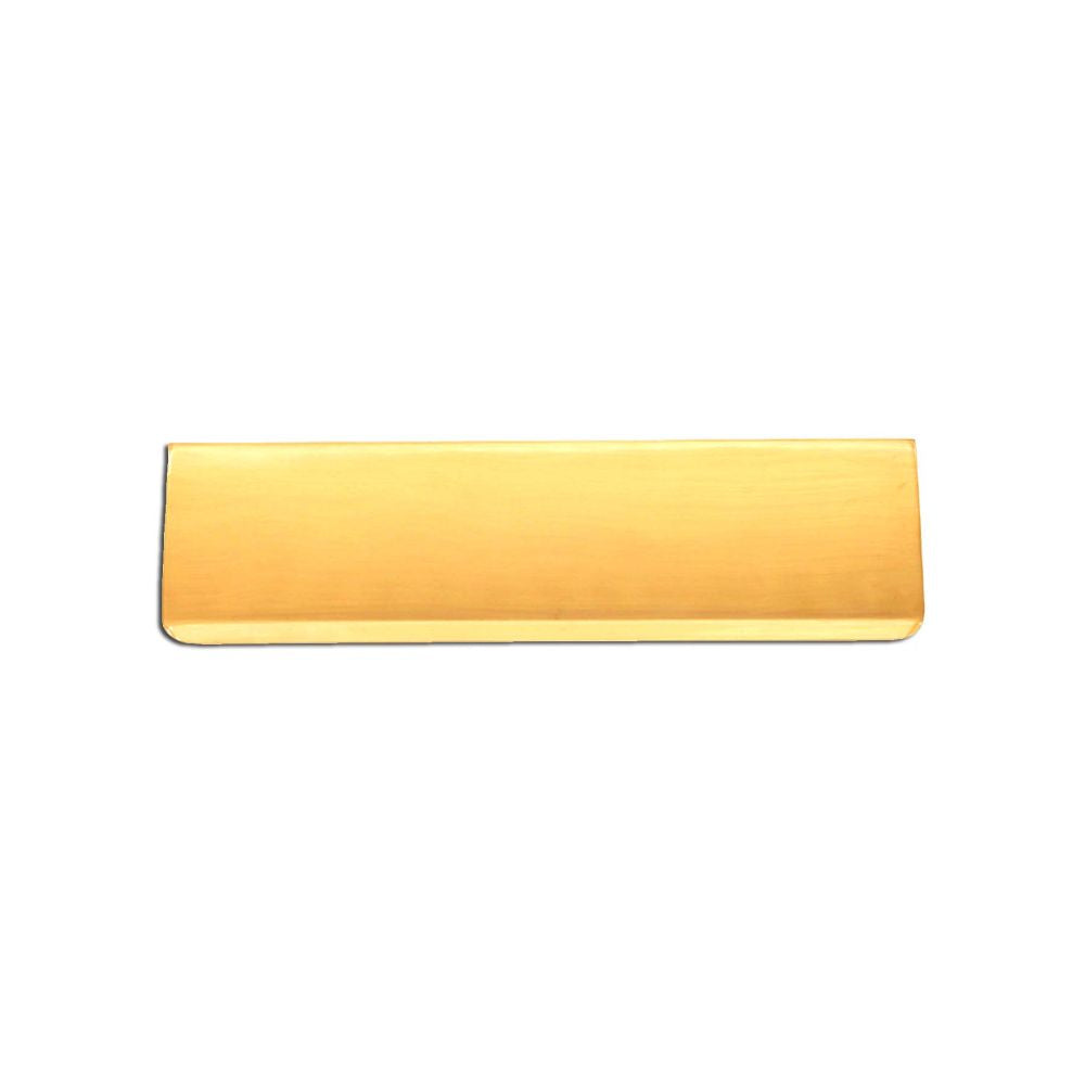 This is an image of Spira Brass - Tidy Flap 275 x 80mm Polished Brass available to order from T.H Wiggans Architectural Ironmongery in Kendal, quick delivery and discounted prices.