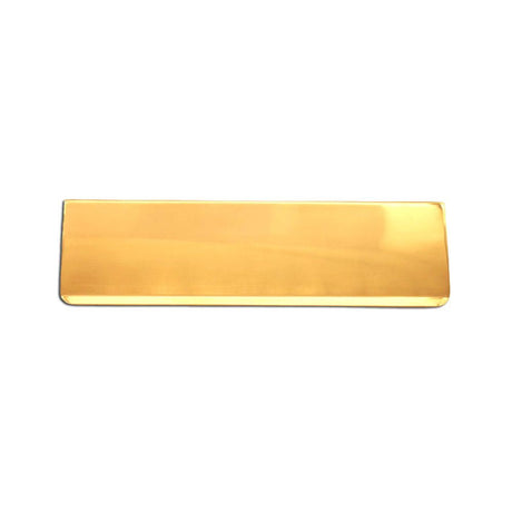 This is an image of Spira Brass - Tidy Flap 300 x 87mm Polished Brass available to order from T.H Wiggans Architectural Ironmongery in Kendal, quick delivery and discounted prices.