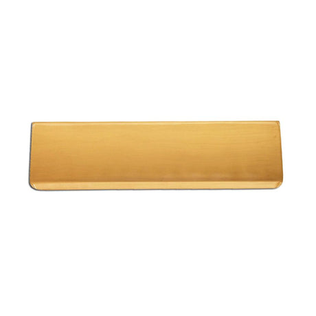 This is an image of Spira Brass - Tidy Flap 300 x 87mm Satin Brass available to order from T.H Wiggans Architectural Ironmongery in Kendal, quick delivery and discounted prices.